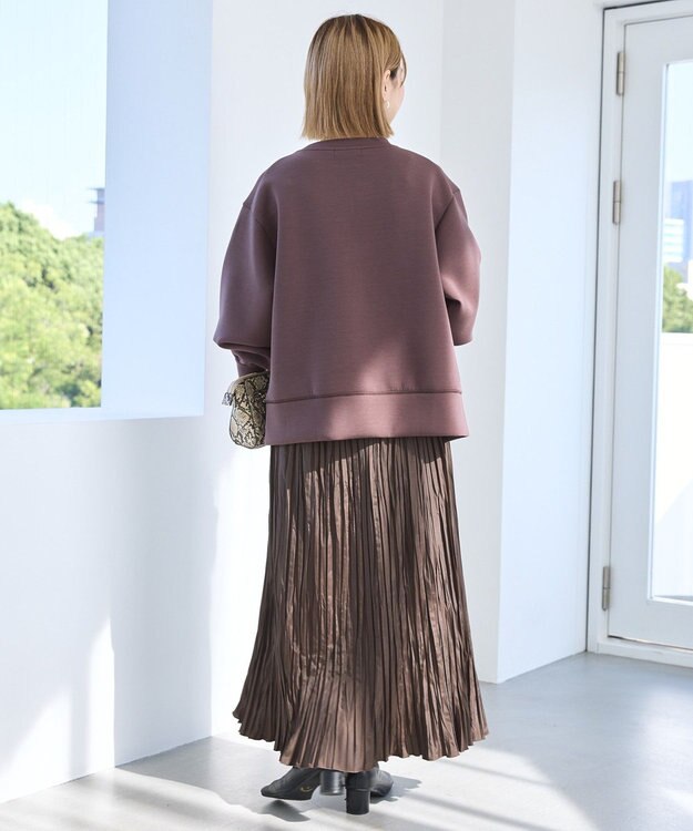 AMERICAN HOLIC サイドスリットダンボールプルオーバー Chocolat