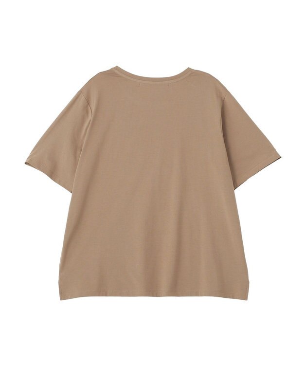 YECCA VECCA フロッキーロゴTee Dark Beige