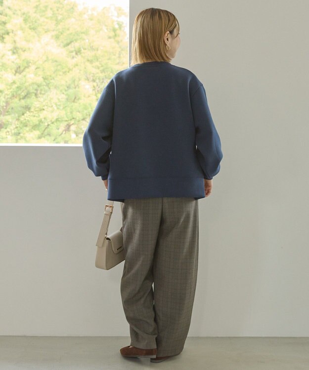 AMERICAN HOLIC サイドスリットダンボールプルオーバー Navy