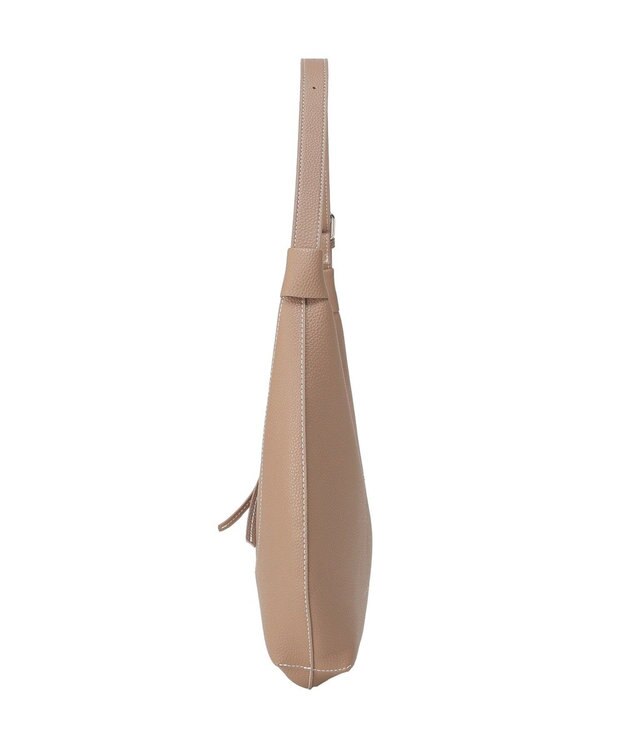 Green Parks ワンハンドルハーフムーンショルダーバッグ Beige