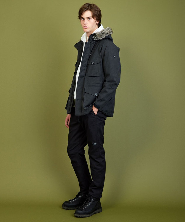 JOSEPH ABBOUD MOUNTAIN 【ストレッチ/吸水速乾/UVカット】ヴィンテージチノ パンツ ブラック系