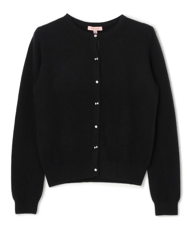 TOCCA CASHMERE カーディガン ブラック系