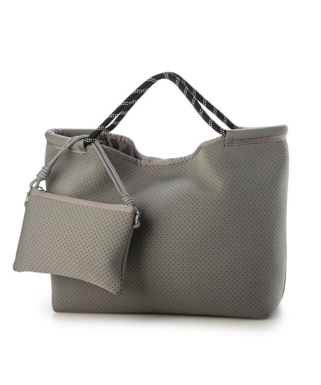 UNBILLION カシュカシュ cachecache / ネオプレーンパンチングトート GY