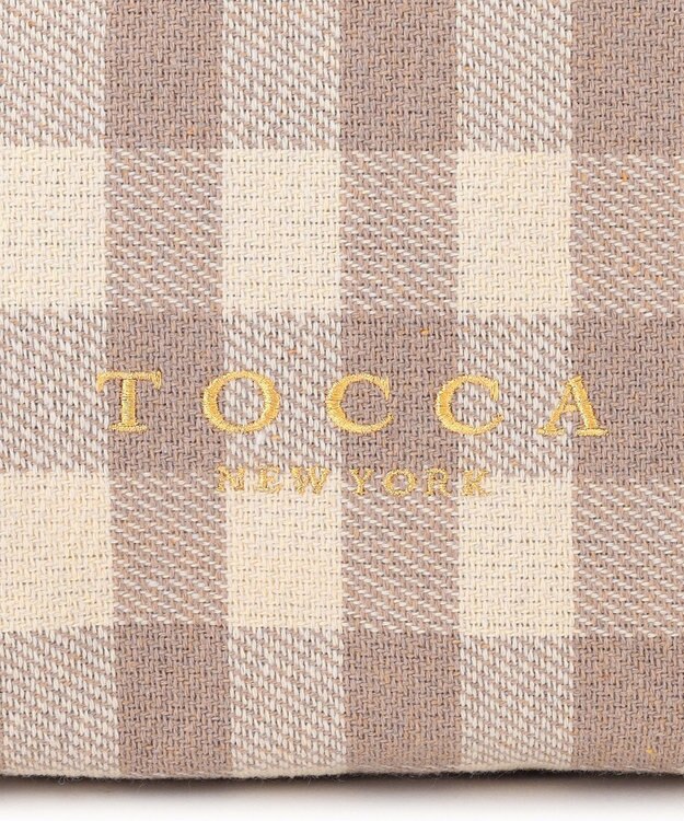 TOCCA 【WEB＆一部店舗限定】WAVES HANDLE TOTE トートバッグ ベージュ系1