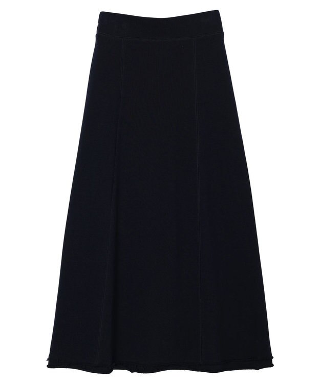 CRAFT STANDARD BOUTIQUE カットオフＡライン裏毛スカート Charcoal Gray