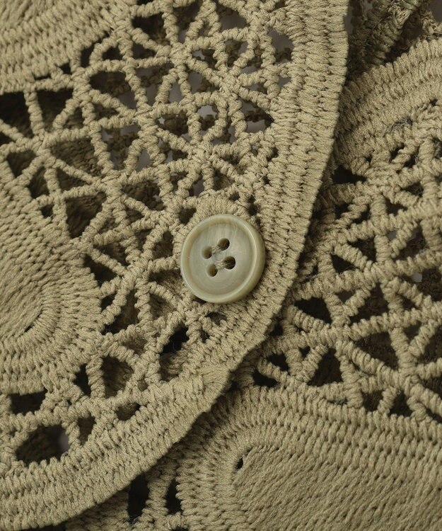 Green Parks レースカーディガン Khaki