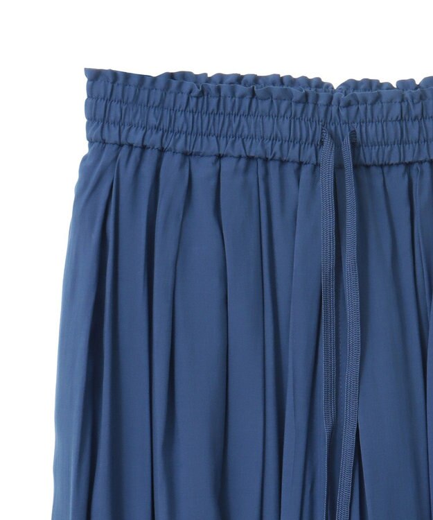 YECCA VECCA シルキータックワイドパンツ Charcoal Gray