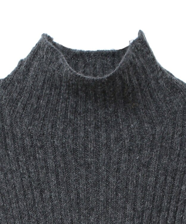 AMERICAN HOLIC モックネックニットワンピース Gray Mixture