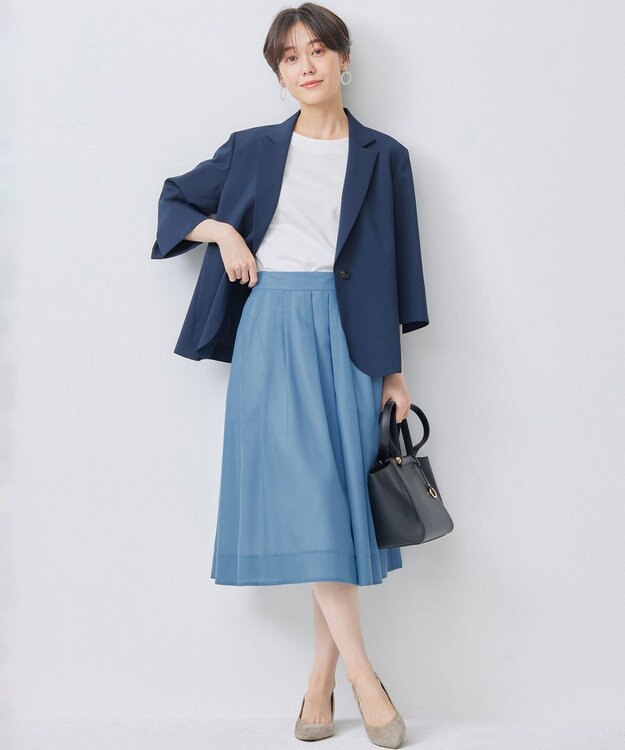 組曲 オシャクロス テーラードジャケット ネイビー系