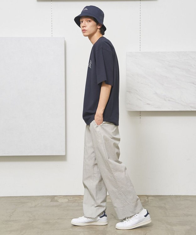 J.PRESS YORK STREET 【UNISEX】YALEブルドックプリント Tシャツ ネイビー系