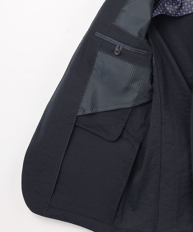 JOSEPH ABBOUD 【キングサイズ・ストレッチ/7ポケット】ハイパワーピケストレッチアクティブレジャー ジャケット　26SSモデル ネイビー系