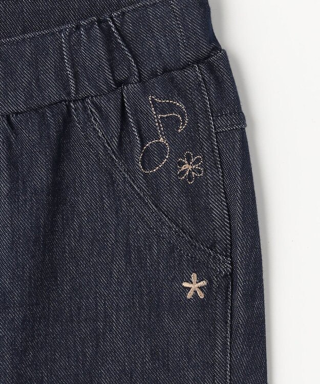 組曲 KIDS 【110-140㎝】シンフォニー デニムニットパンツ ネイビー