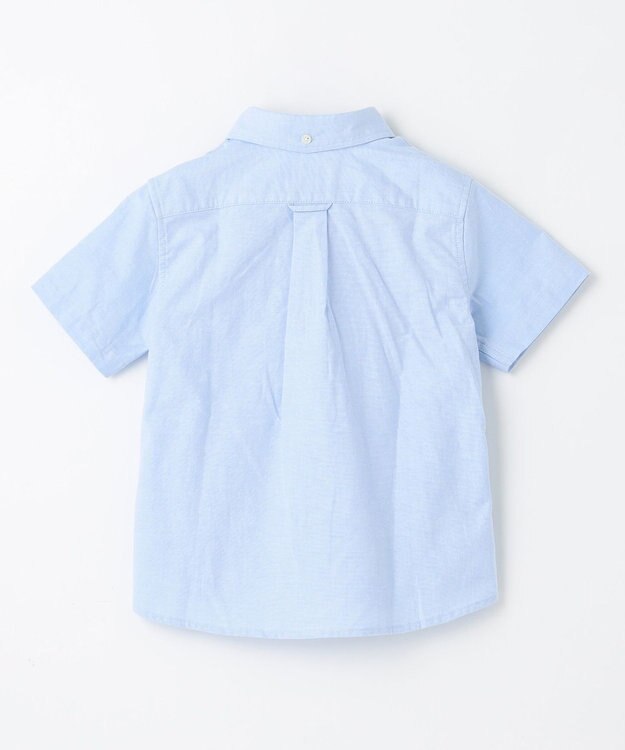 J.PRESS KIDS 【110-130cm】ドレスオックス 半袖 シャツ サックスブルー系