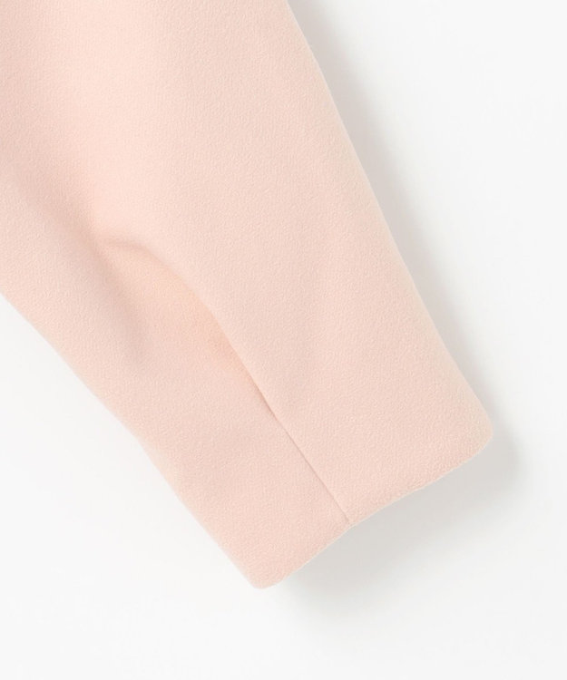 Feroux フード付きコクーンショート コート ピンク系