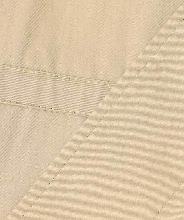 23区 L 【SLOW/一部店舗限定】ハイカウントギャバ ミリタリージャケット ベージュ系