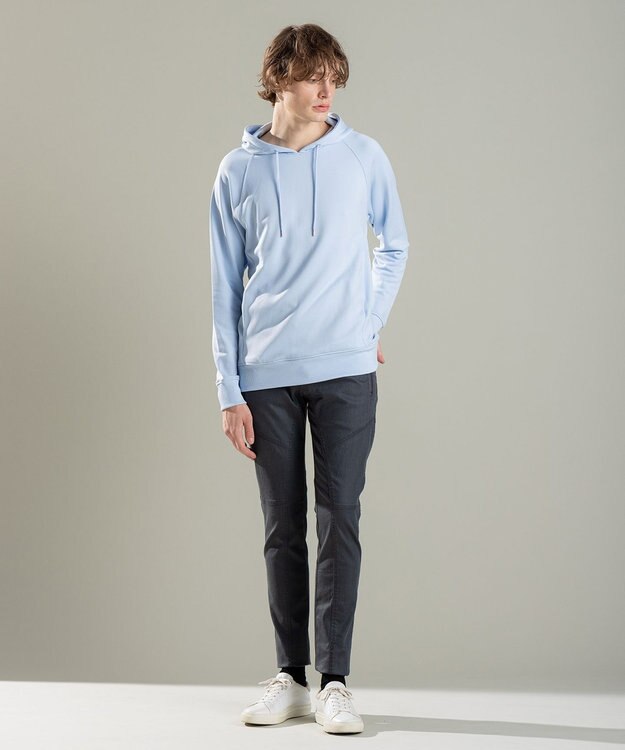 JOSEPH HOMME コットンナイロンテリー　パーカー スカイブルー系