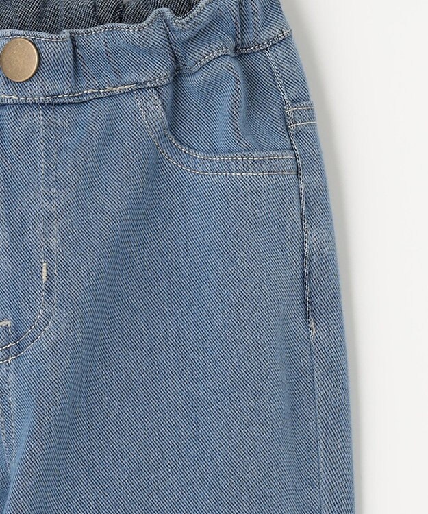 ANY KIDS カット デニム パンツ ブルー