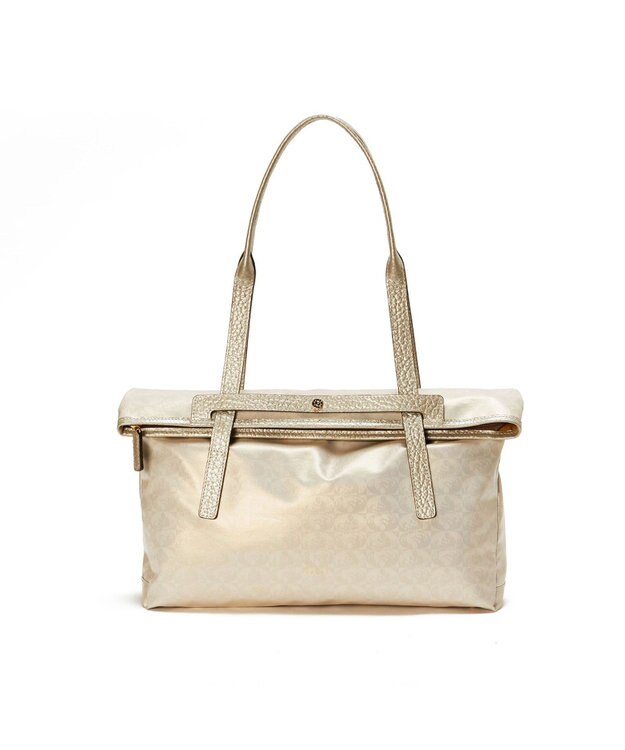 PELLE BORSA サイズチェンジトートバッグ  Alive アライブ 4442 シャンパンゴールド