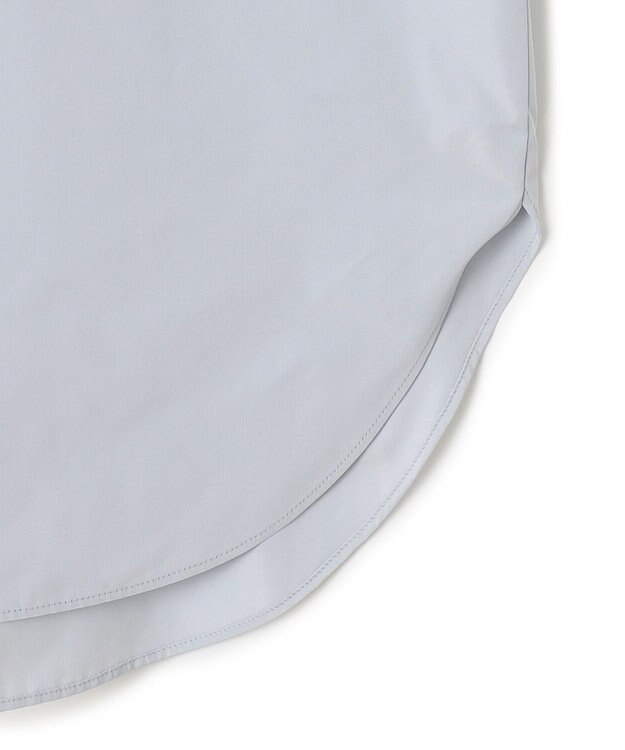 23区 【洗える】ライトメモリータフタ ボリュームボウタイ ブラウス スカイブルー系