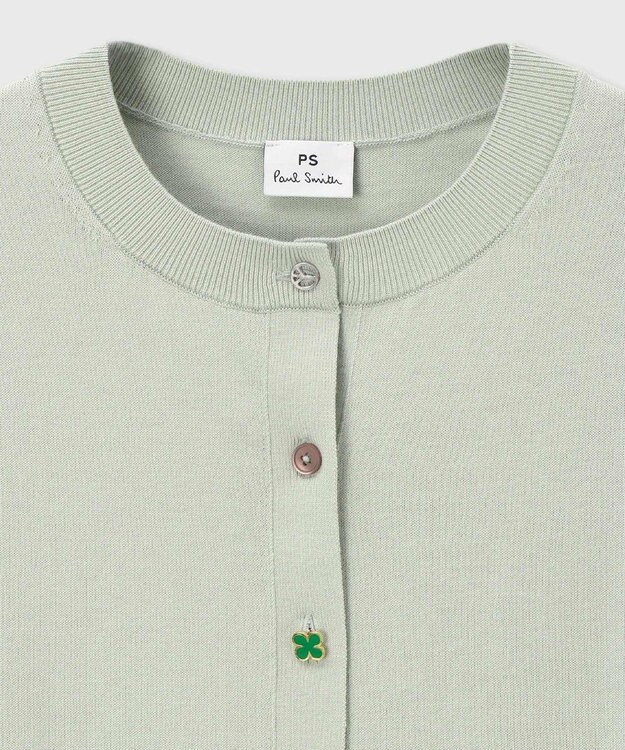 Paul Smith ラッキーチャームボタン カーディガン ライトグリーン