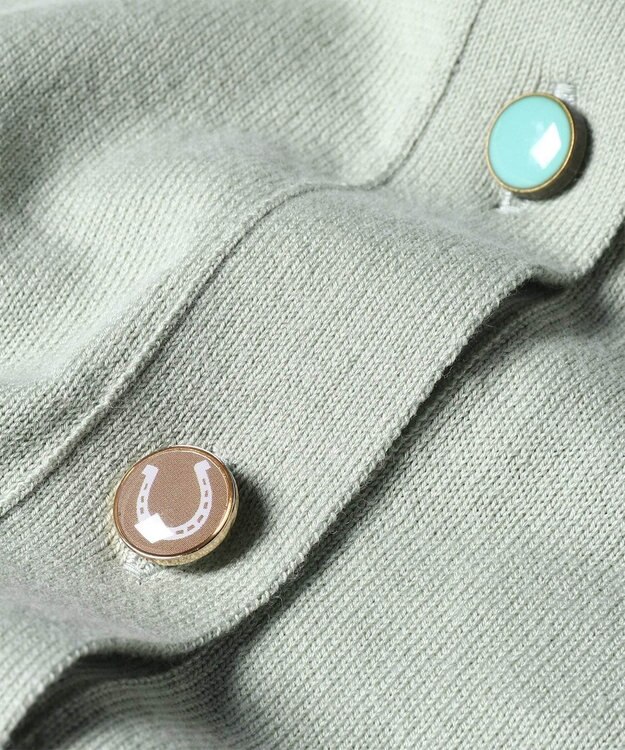 Paul Smith ラッキーチャームボタン カーディガン ライトグリーン