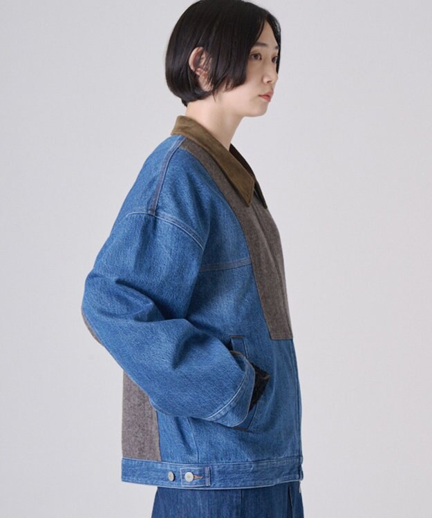 Ripo trenta anni P/W DENIM BLOUSON BROWN