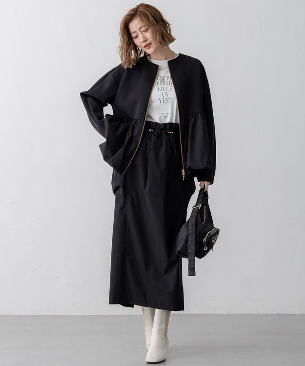 23区 カラーストーン コイン ネックレス オパールカラー(10月)