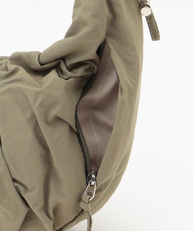 LA BAGAGERIE 【maison vert】 【軽量/多収納】ギャザーワンショルダー　Small カーキ