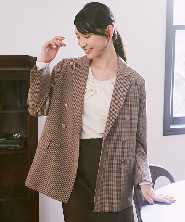 earth music&ecology テーラードジャケット Check