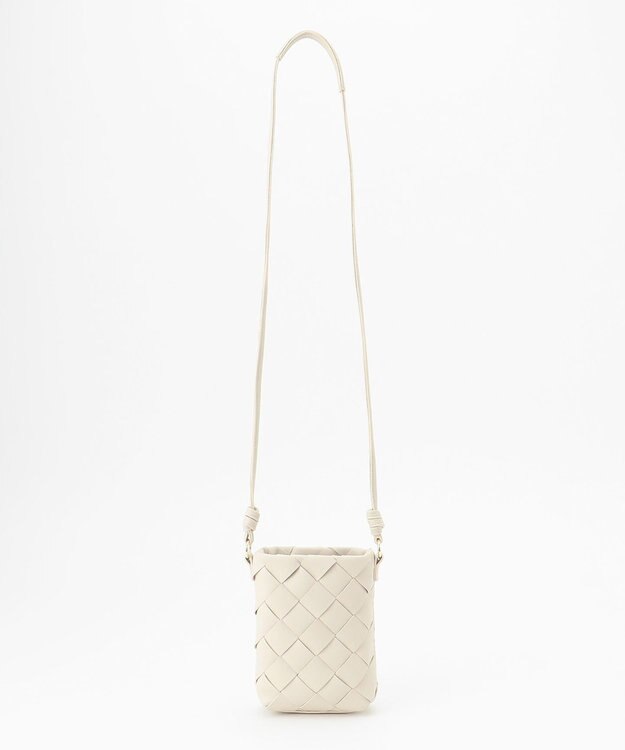 自由区 メッシュミニポシェット ベージュ系