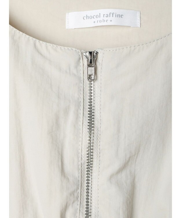 Green Parks フロントＺＩＰジャンスカ Ecru