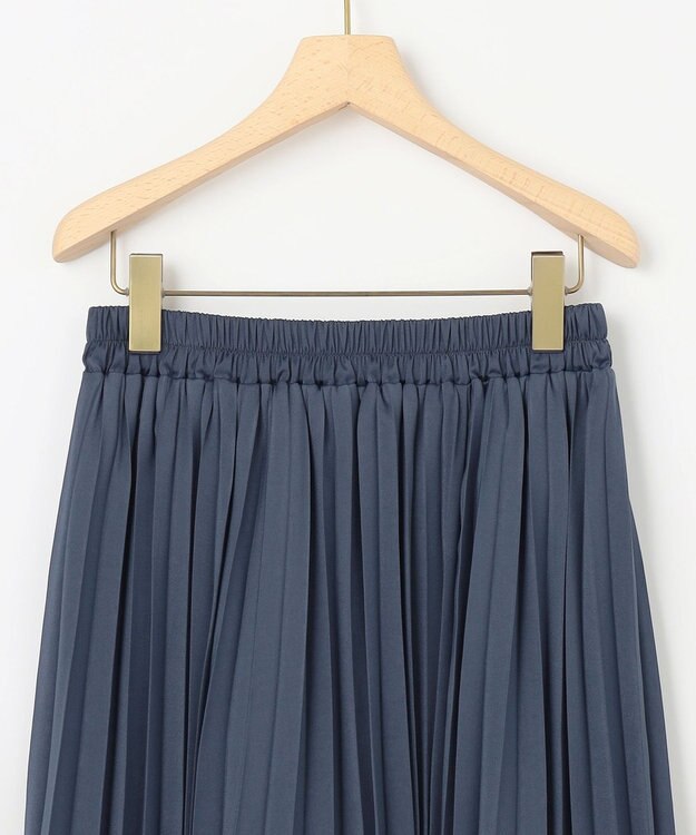 組曲 【WEB限定・2SET】ポンチトップス×プリーツスカートセットアップ ブルー×ネイビー系