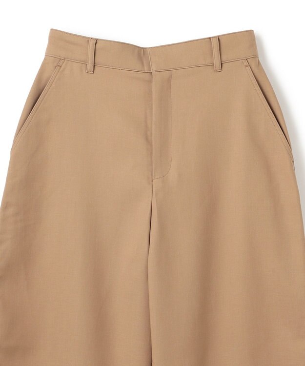 UNFILO カーブワイドパンツ キャメル