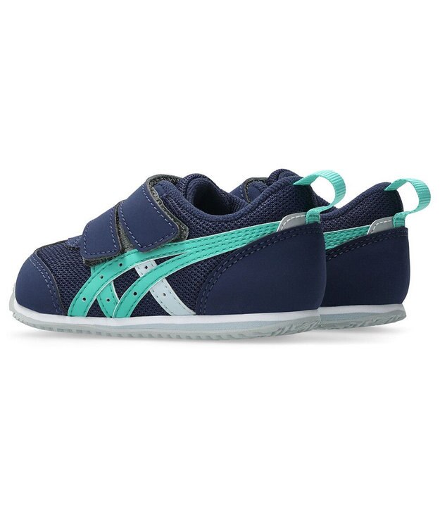 ASICS WALKING アイダホ BABY 5 ネイビーブルー×グリーン