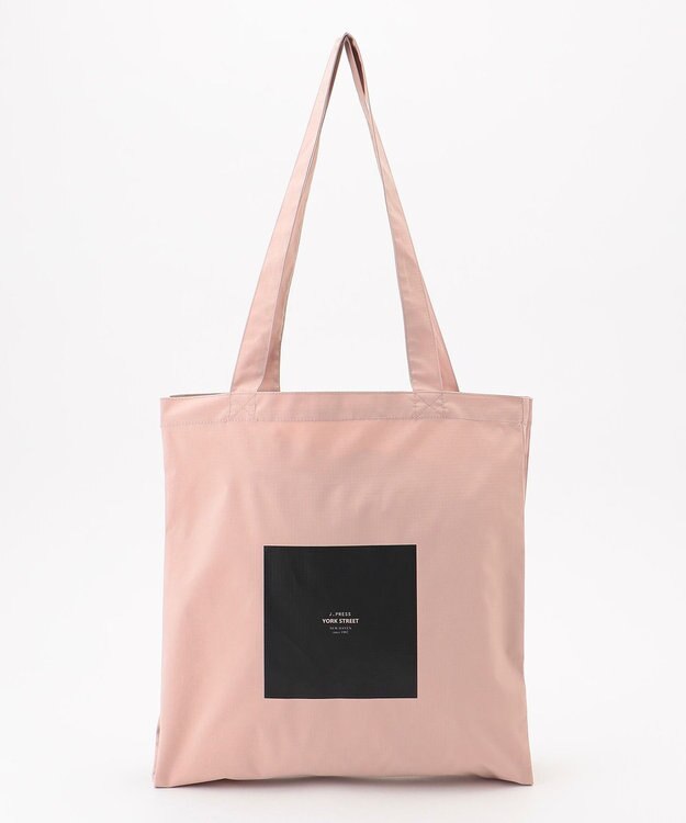 J.PRESS YORK STREET 【UNISEX】2ポケットロゴトートバック ピンク系