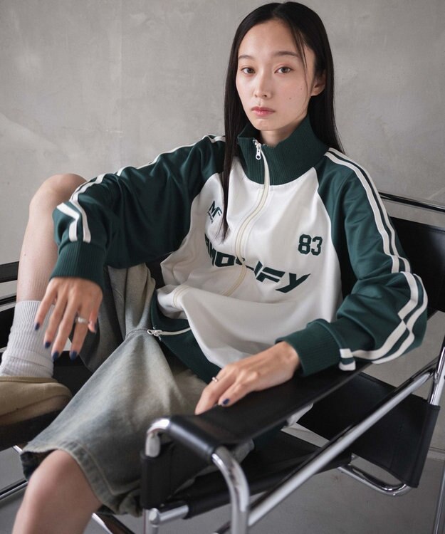 WEGO ゲームグラフィックビッグトラックジャケット ダークグリーン