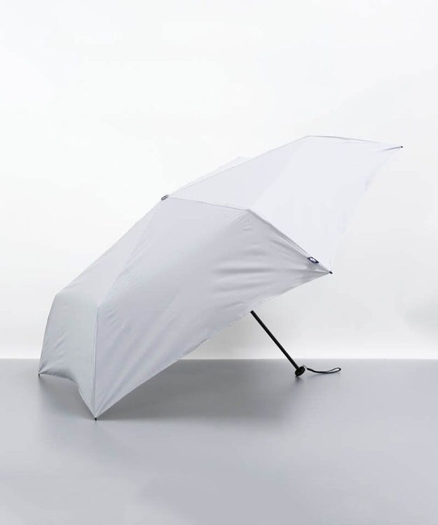 AURORA Blao（ブラオ）超耐風 無地オールシーズン傘（折りたたみ・55㎝） シルバーグレー