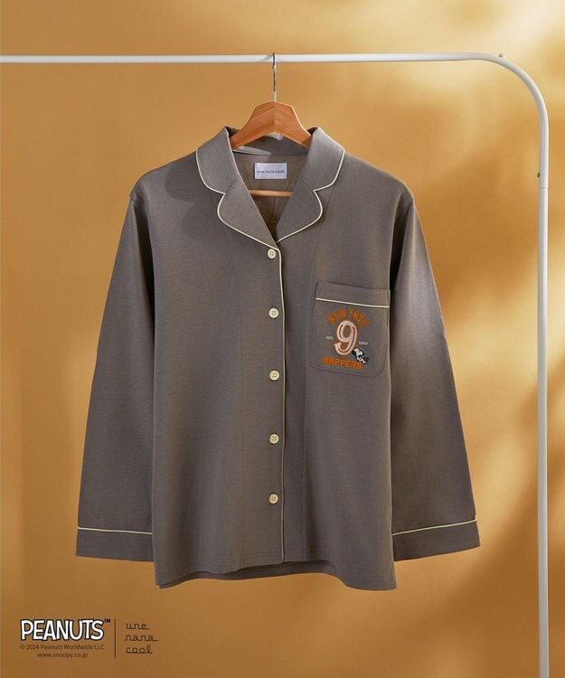 une nana cool MADE WITH PEANUTS 【綿100％】天竺パジャマ GY