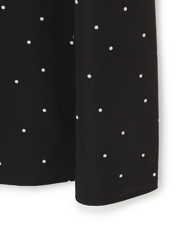 UNFILO L フライヨーク ワンピース ブラックドット