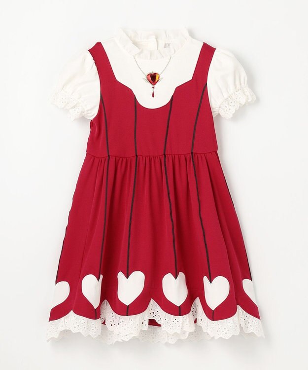 ANY KIDS 【カードキャプターさくら×any FAM】オープニング衣装風ワンピース (クリアカード編) レッド