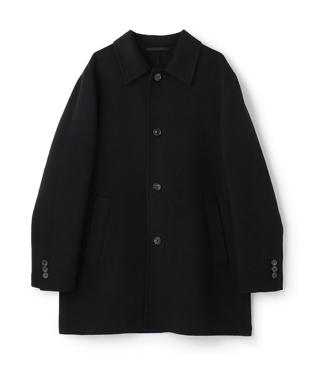 JOSEPH HOMME DOUBLE FACE CASHMERE  BALMACHAN COAT ブラック系
