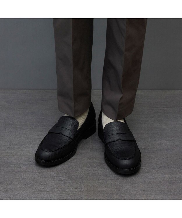 ASICS WALKING GEL-BIZ ラギッド メンズ GORE-TEX防水 3E ブラック(型押し)