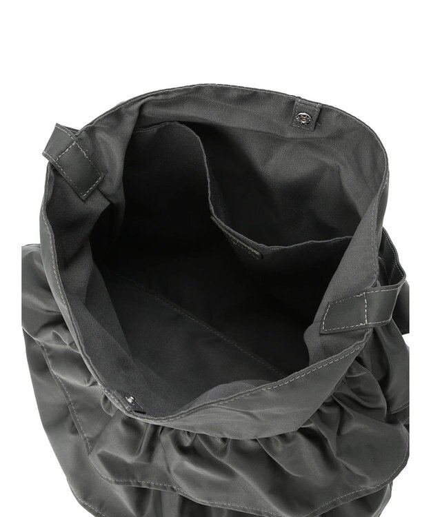 Green Parks ＯＴＯ．ＨＡ．フリルショルダーバッグ Charcoal Gray