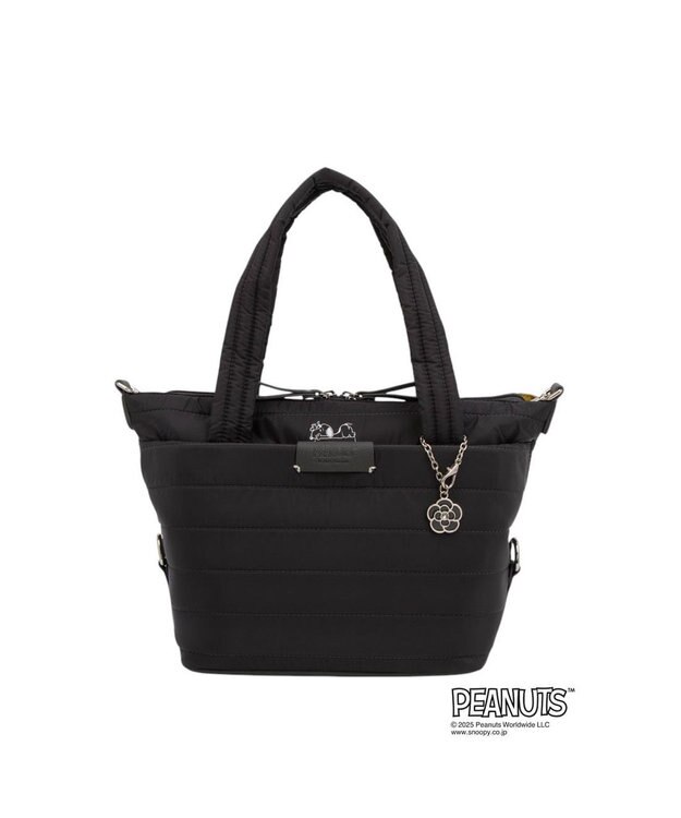 CLATHAS CLATHAS×PEANUTS 2WAYボストンバッグ ブラック