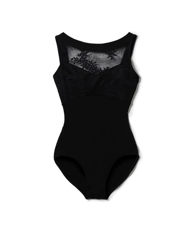 Chacott ノースリーブレオタード ブラック