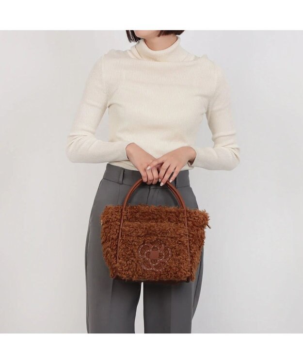 CLATHAS スペーサ 2WAYミニトートバッグ ブラウン