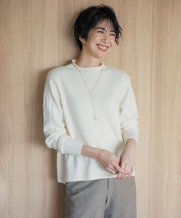 J.PRESS LADIES 【洗える】CAT プルオーバー ニット