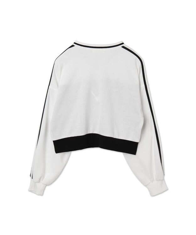 WEGO 切り替えショートスウェット ブラック