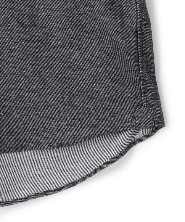 JOSEPH HOMME ツイルネルジャージー　ウイングカラーシャツ グレー系