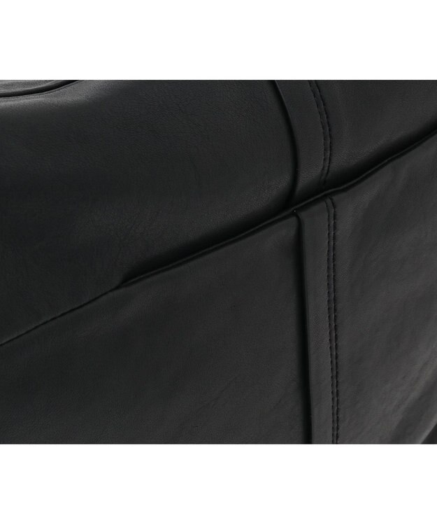 genten ライトシープ　ショルダーバッグ大 ダークグレー